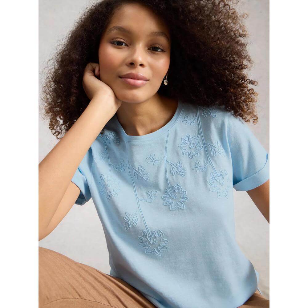 White Stuff Gina Embroidered T-Shirt